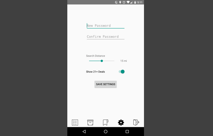 User Settings